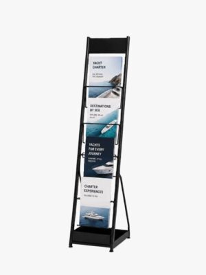 Free standing brochure rack